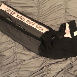 PINK Ultimate Fleece Lined legging Mesh Pocket